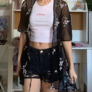 Light Pink Cherie crop top